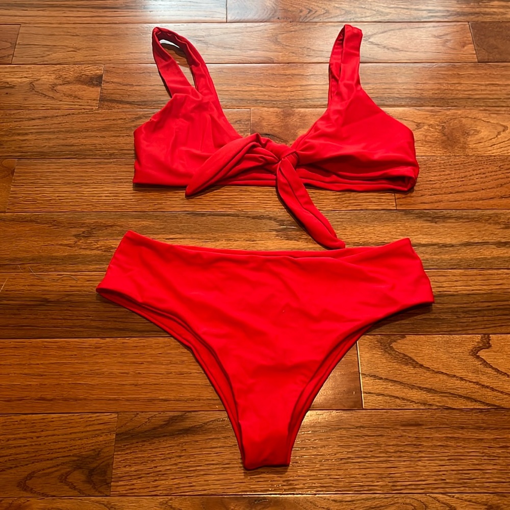 Red Bikini Set